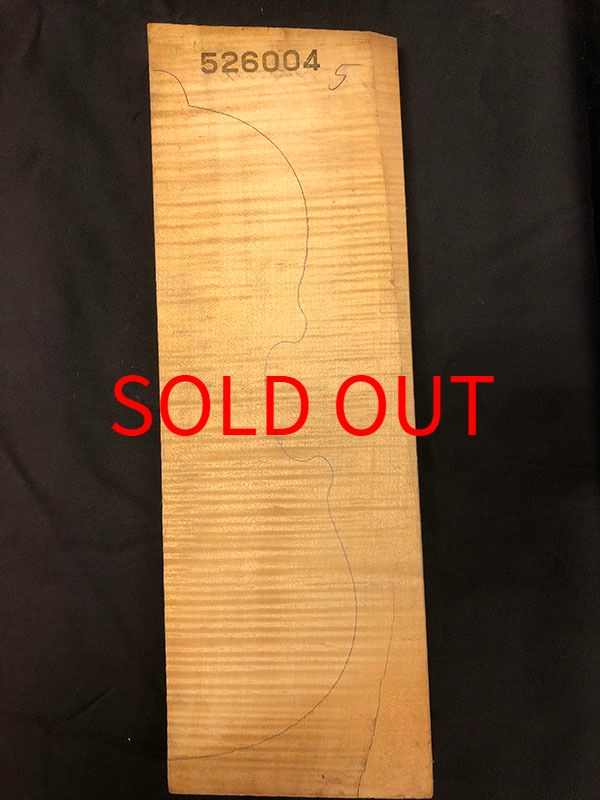 メープル裏板表面