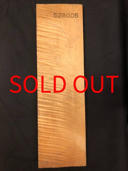 メープル裏板表面