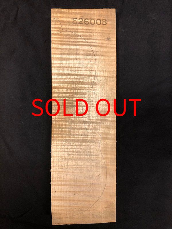 メープル裏板表面