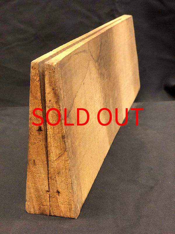 メープル裏板断面図