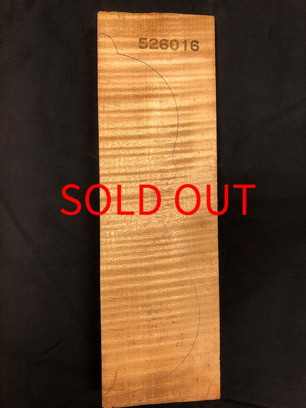 メープル裏板表面