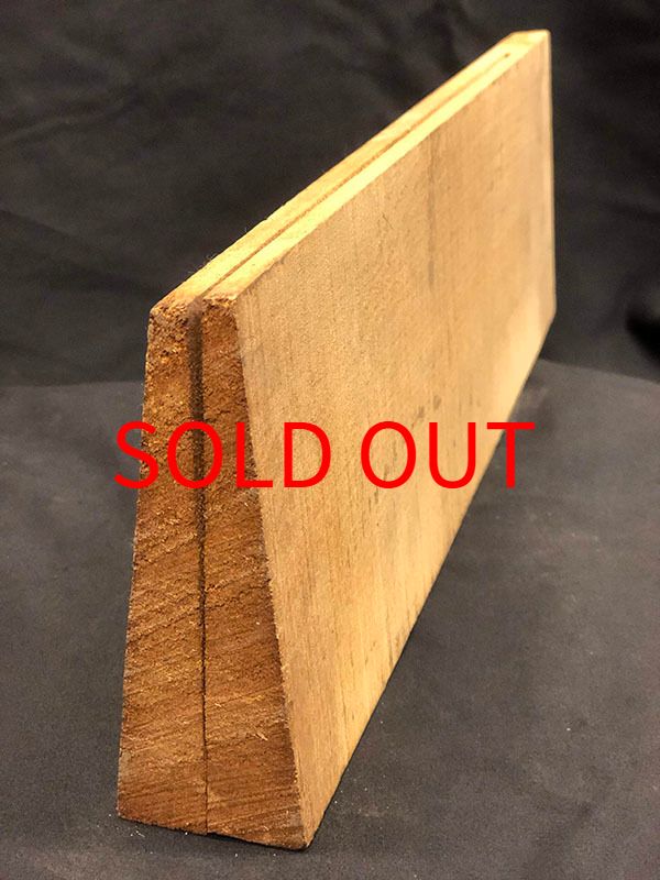 メープル裏板断面図