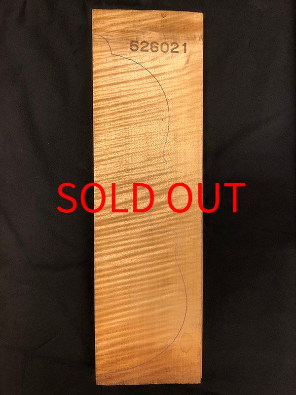 メープル裏板表面