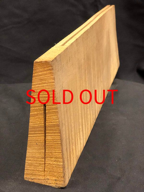 メープル裏板断面図