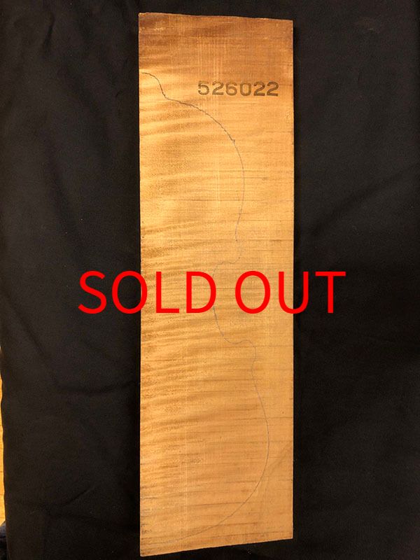 メープル裏板表面