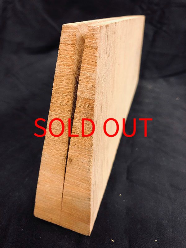 メープル裏板断面図