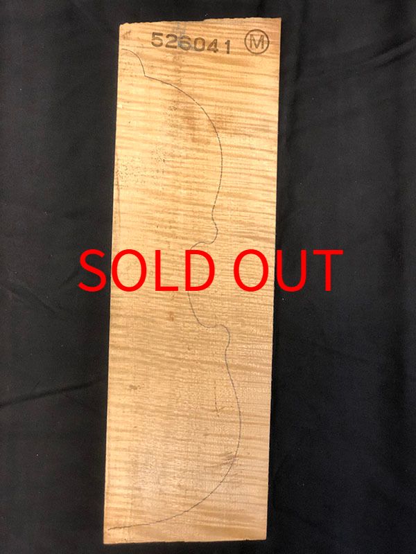 メープル裏板表面