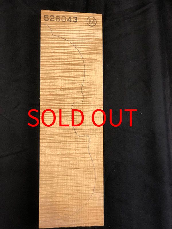 メープル裏板表面