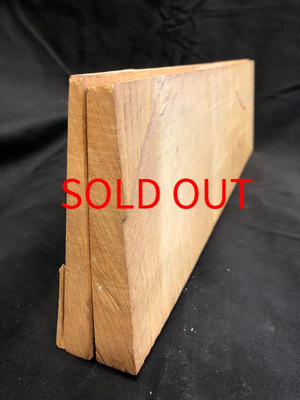 メープル裏板断面図