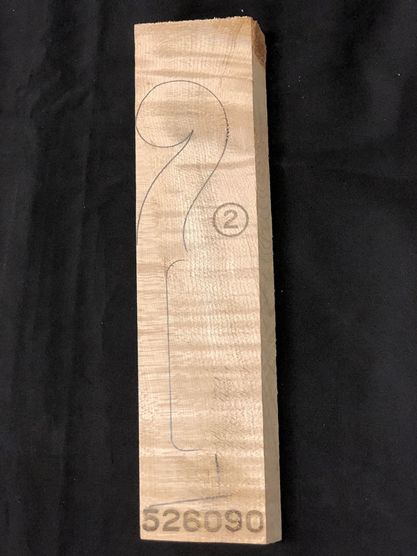 メープルネック表面