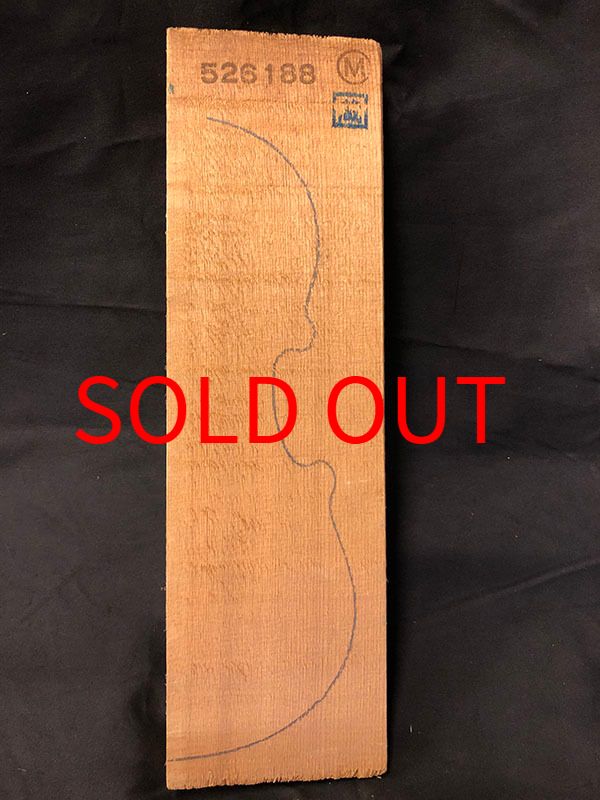 メープル裏板表面