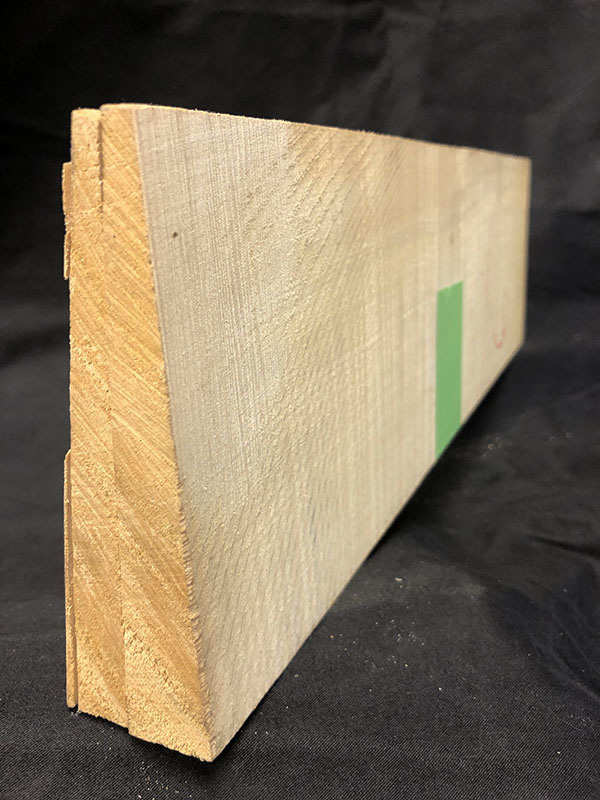 メープル裏板断面図