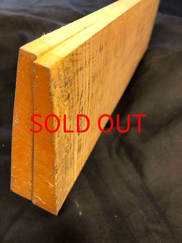 メープル裏板断面図