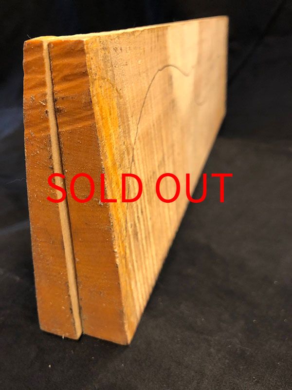 メープル裏板断面図