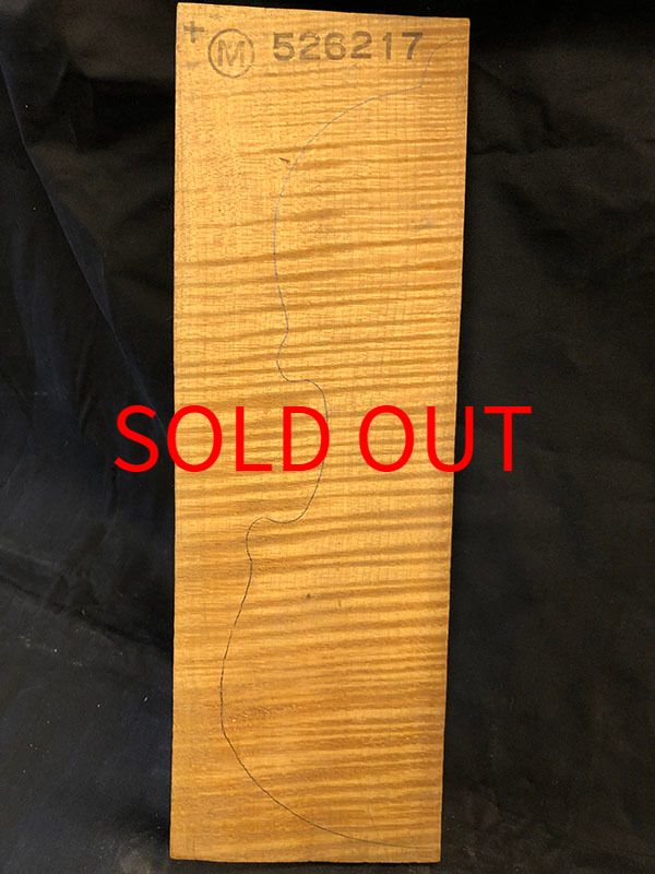 メープル裏板表面