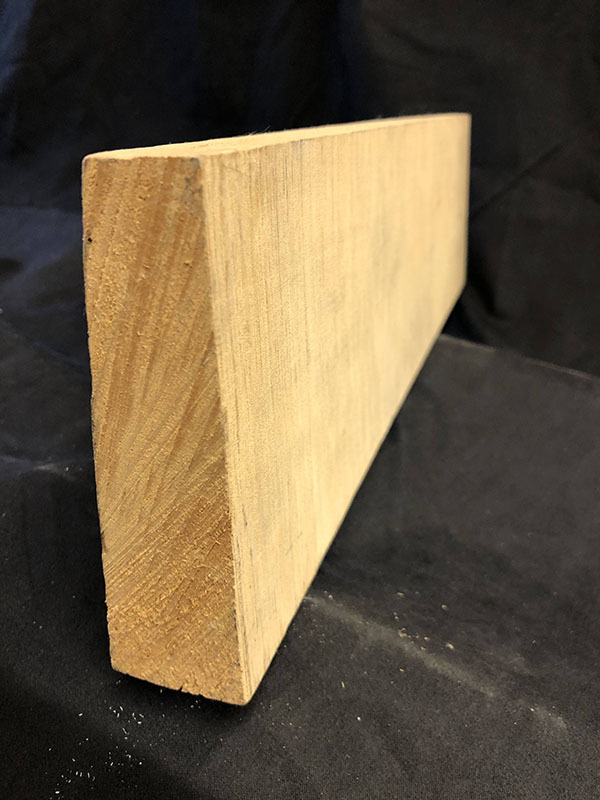 メープル裏板断面図