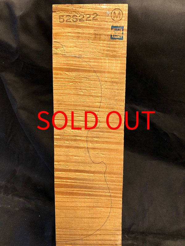 メープル裏板表面