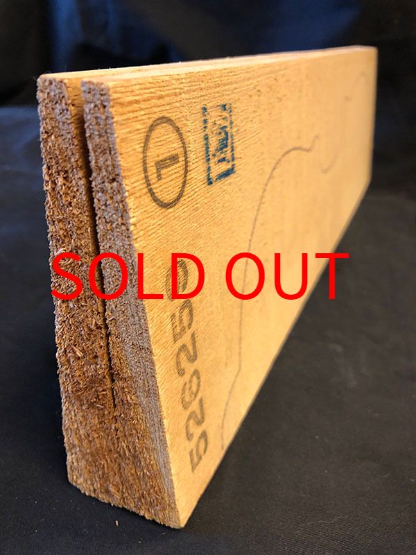 スプルース表板断面図