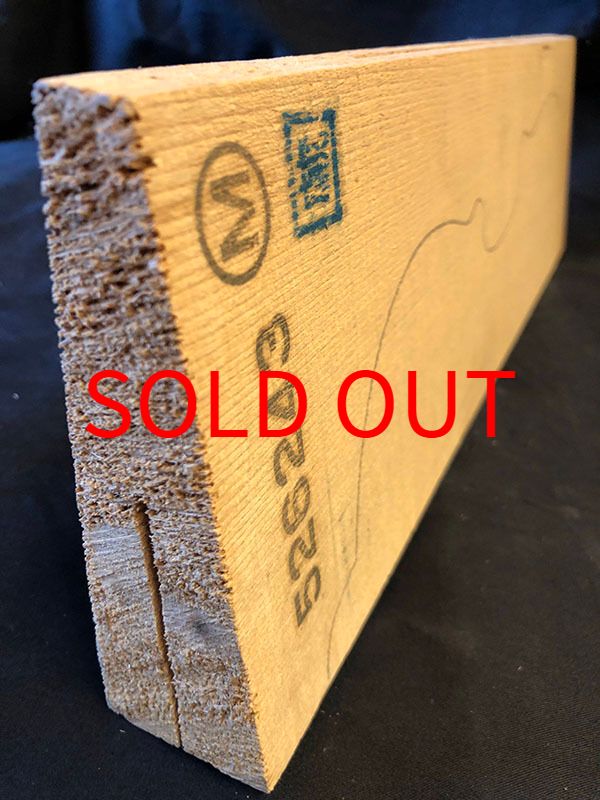 スプルース表板断面図