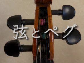 弦とペグについて