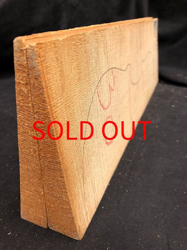 スプルース表板断面図