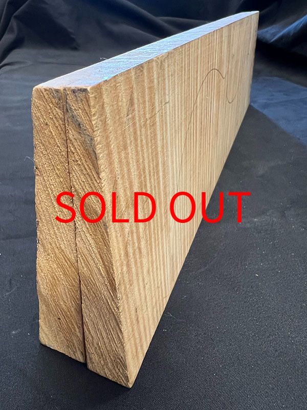 メープル裏板断面図