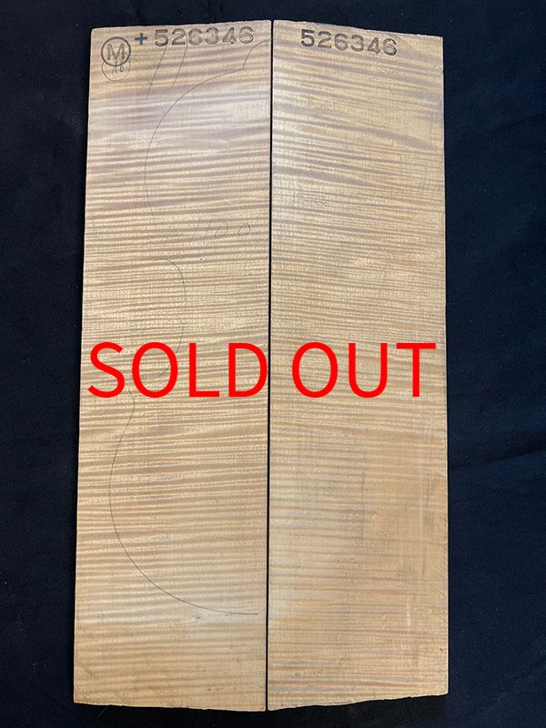 メープル裏板表面