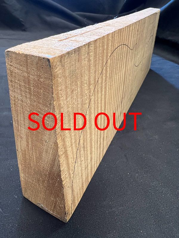 メープル裏板断面図