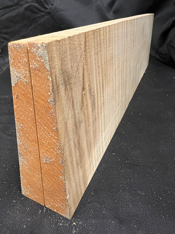 メープル裏板断面図