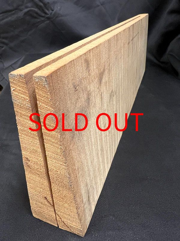 メープル裏板断面図