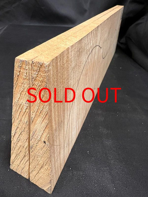 メープル裏板断面図