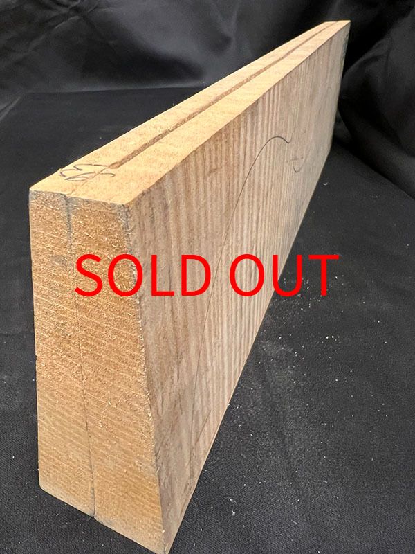 メープル裏板断面図