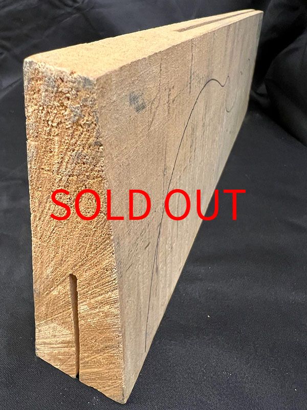 メープル裏板断面図