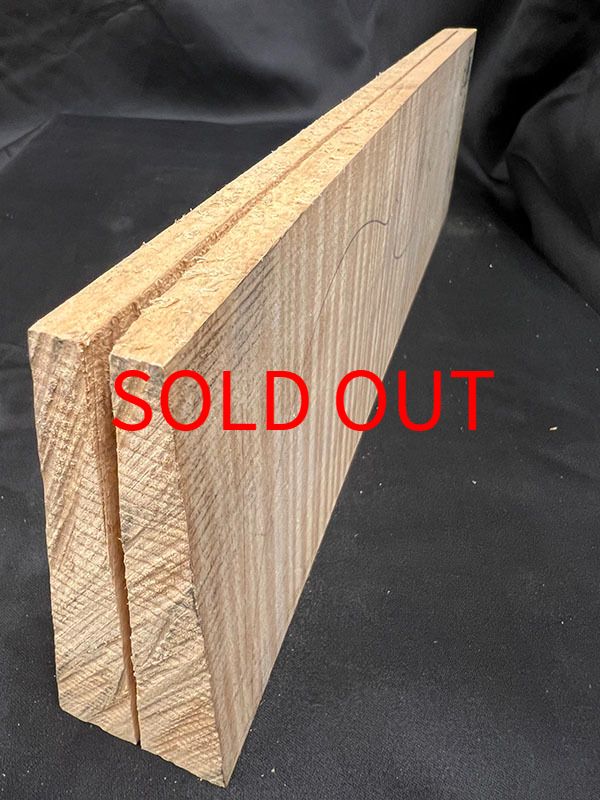 メープル裏板断面図