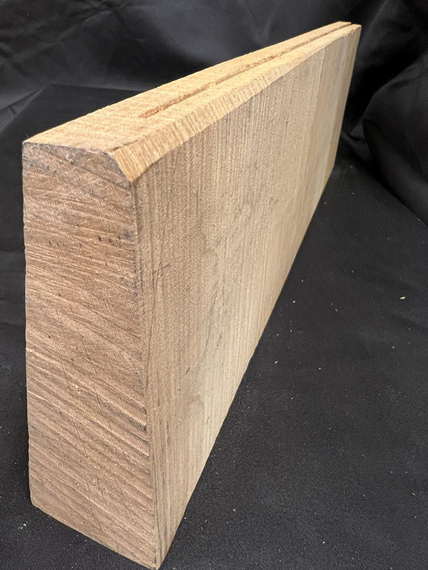 メープル裏板断面図