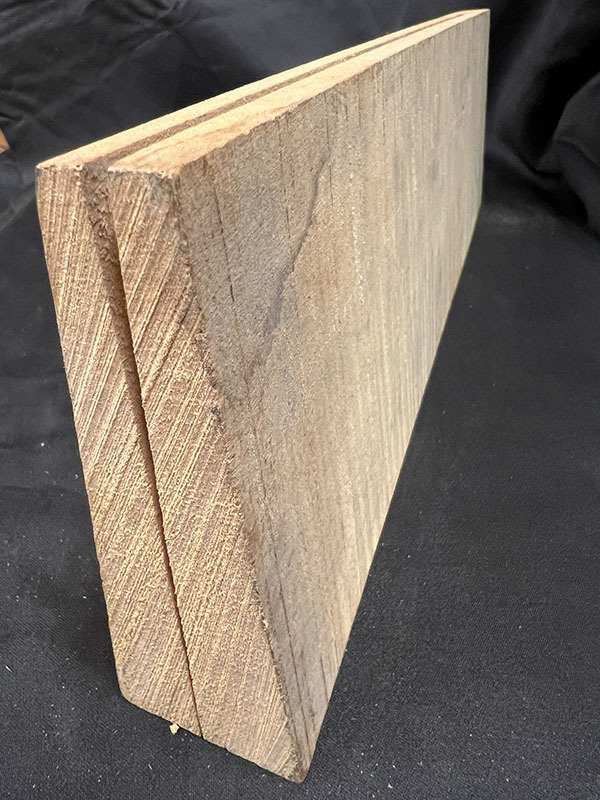 メープル裏板断面図